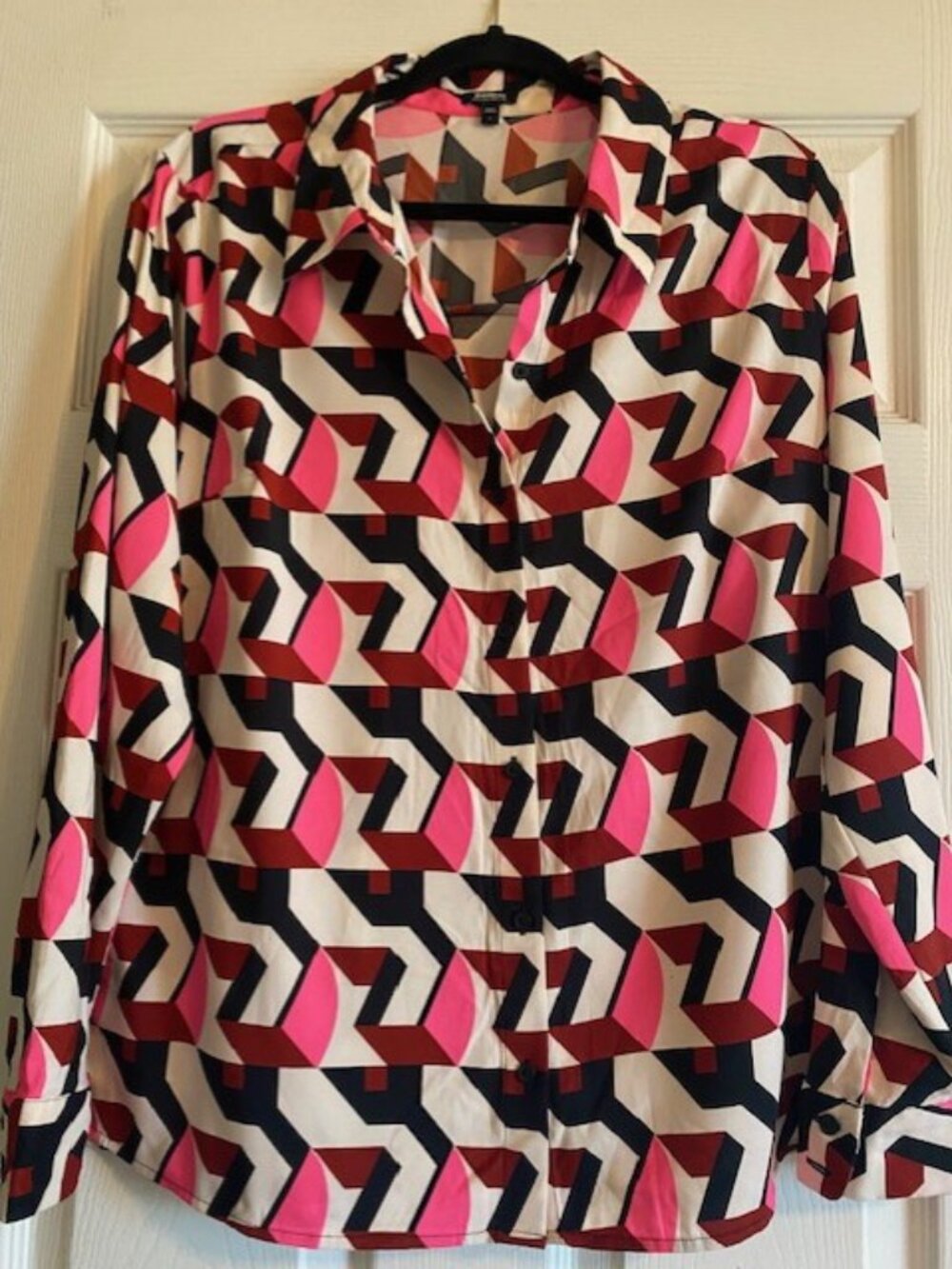 Express button down blouse